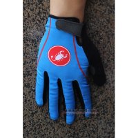 2020 Castelli Guanti Dita Lunghe Ciclismo Blu Nero (1)